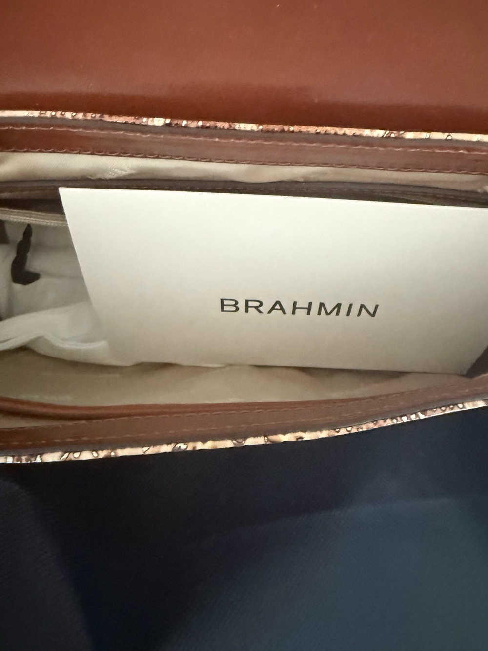 Brahmin Nerida multi Wailua snake embossed leather buckle shoulder bag NWT RARE - Picture 14 of 16